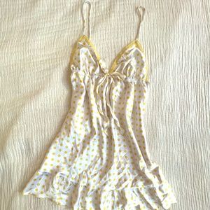 Yellow Polka-dot Victoria's Secret Lingerie Dress